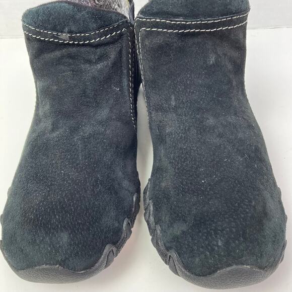 Skechers Relaxed Fit Bikers Londoner Women's Ankle Boots Black Suede Sz 8.5 - Picture 3 of 12